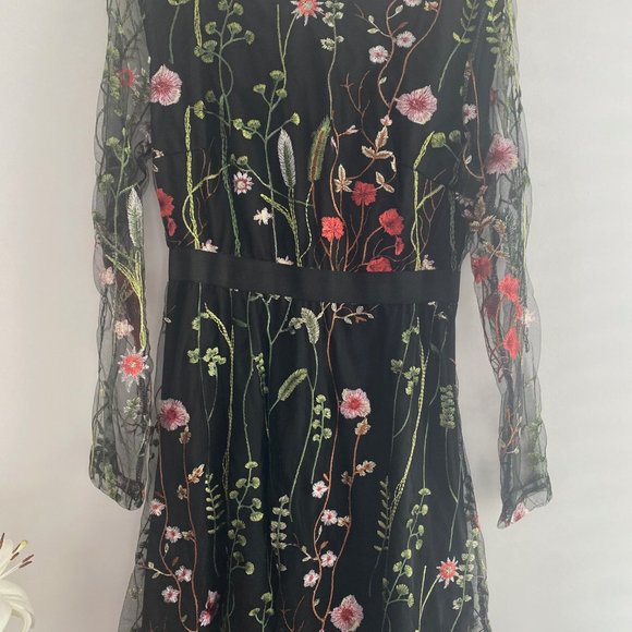 Medium Embroidered Cocktail Dress - Picture 8 of 9